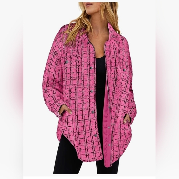 SHEWIN Jackets & Blazers - Long Sleeve Button Down Shacket #1050 NWOT